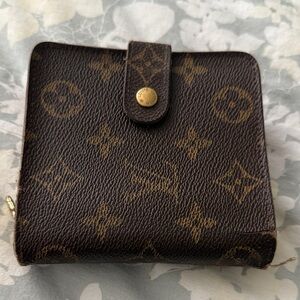 Vintage Louis Vuitton Dark Brown Monogram Wallet